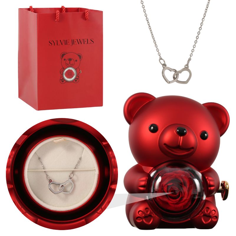 Ours Éternel & Collier Personnalisé
