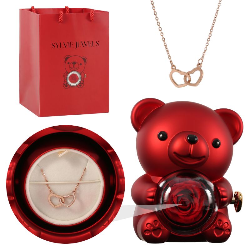 Ours Éternel & Collier Personnalisé