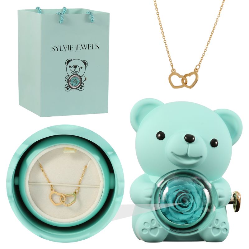 Ours Éternel & Collier Personnalisé