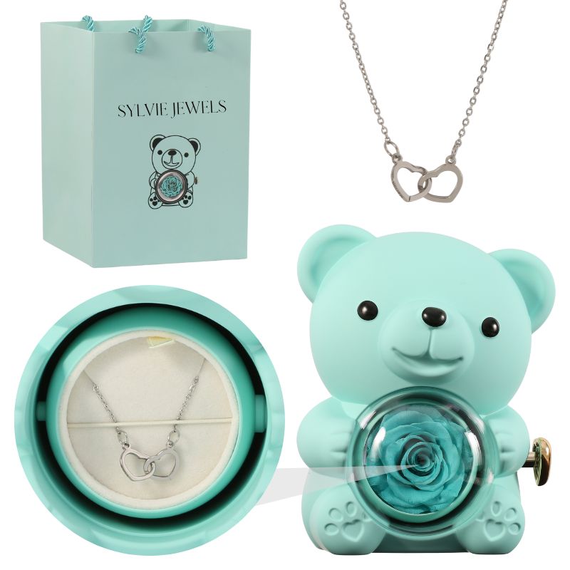 Ours Éternel & Collier Personnalisé