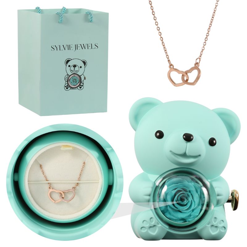 Ours Éternel & Collier Personnalisé