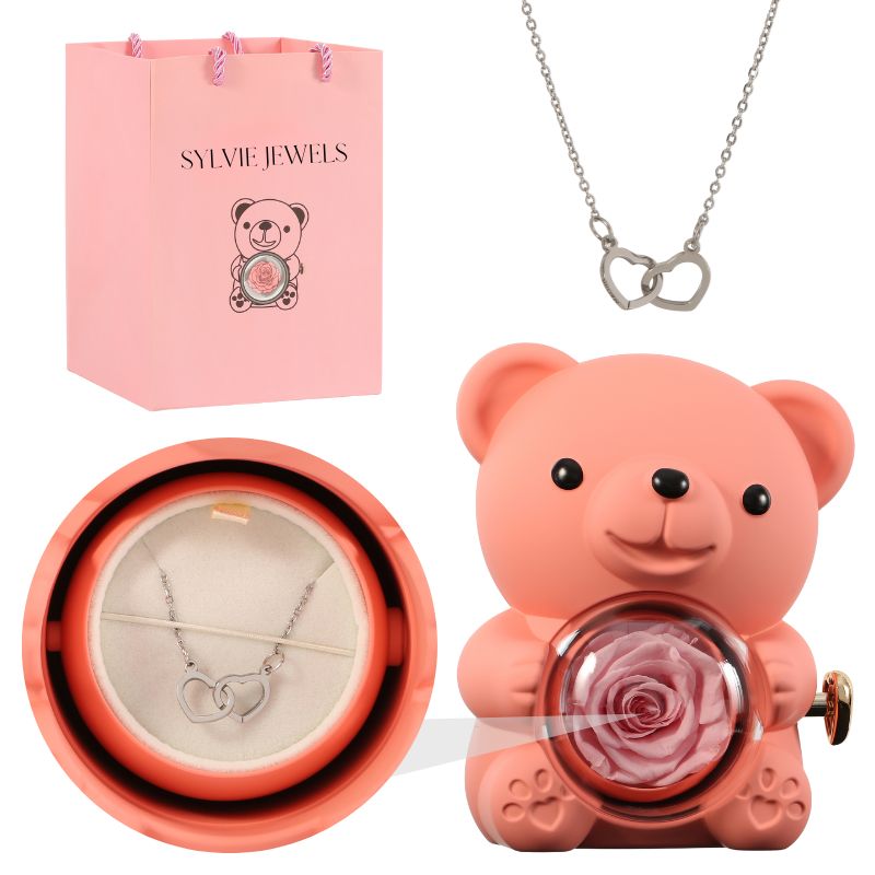 Ours Éternel & Collier Personnalisé