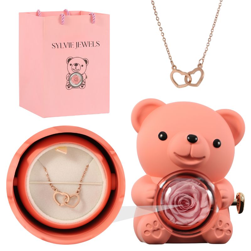 Ours Éternel & Collier Personnalisé