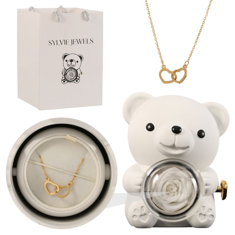 Ours Éternel & Collier Personnalisé