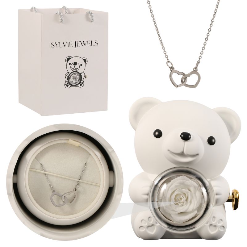 Ours Éternel & Collier Personnalisé