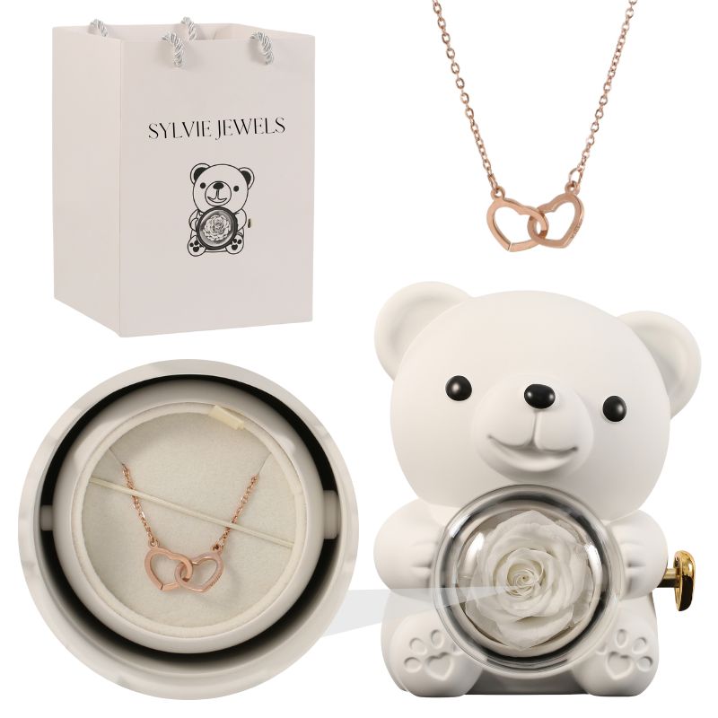 Ours Éternel & Collier Personnalisé
